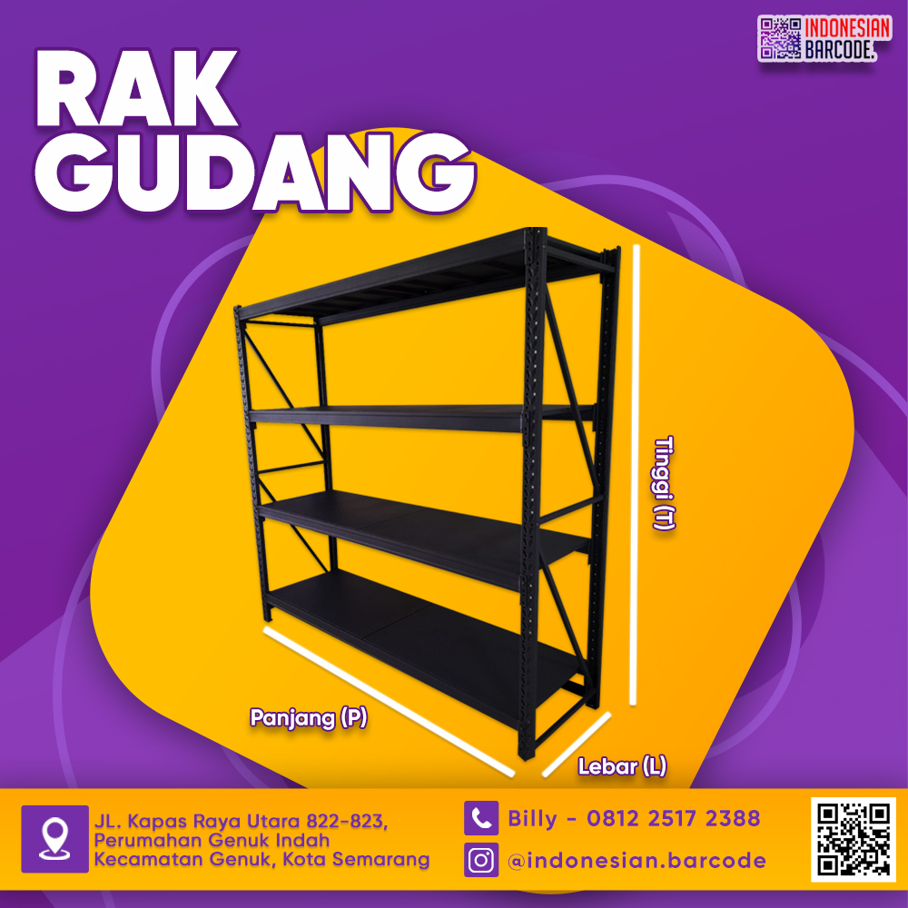 Rak Gudang Indonesian Barcode